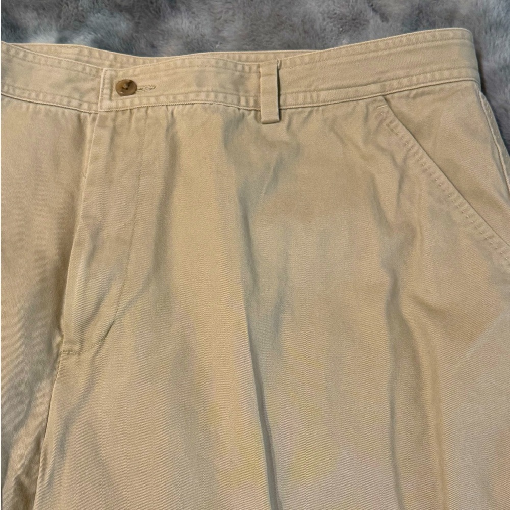 Alex Cannon Men Classic Tan Men's Pants 42/32
